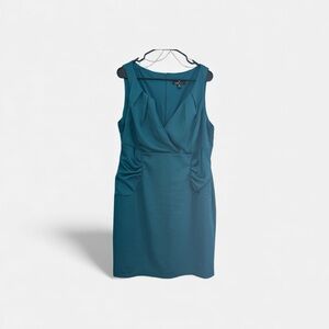 Ronni Nicole Teal Sleeveless Mini Dress